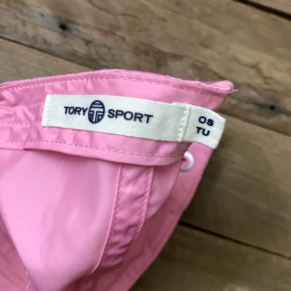 Tory Burch Sport Satin Performance Grumps Tennis Cap Pink